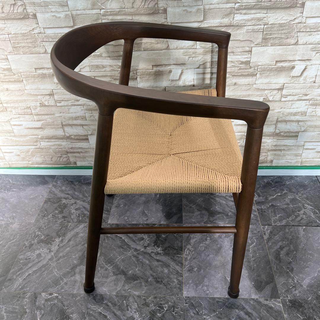 【美品】無印良品　オーク材　ペーパーコードチェア