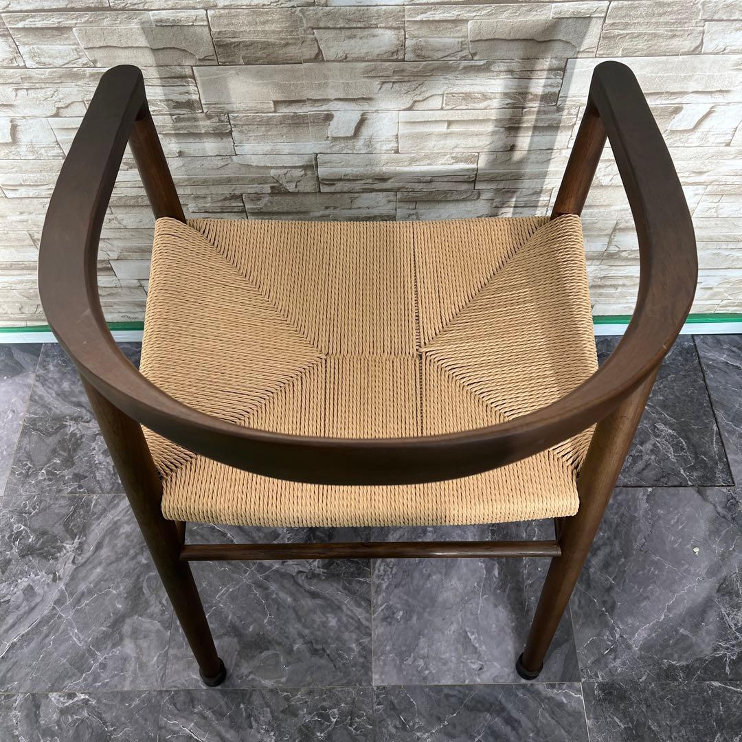 【美品】無印良品　オーク材　ペーパーコードチェア