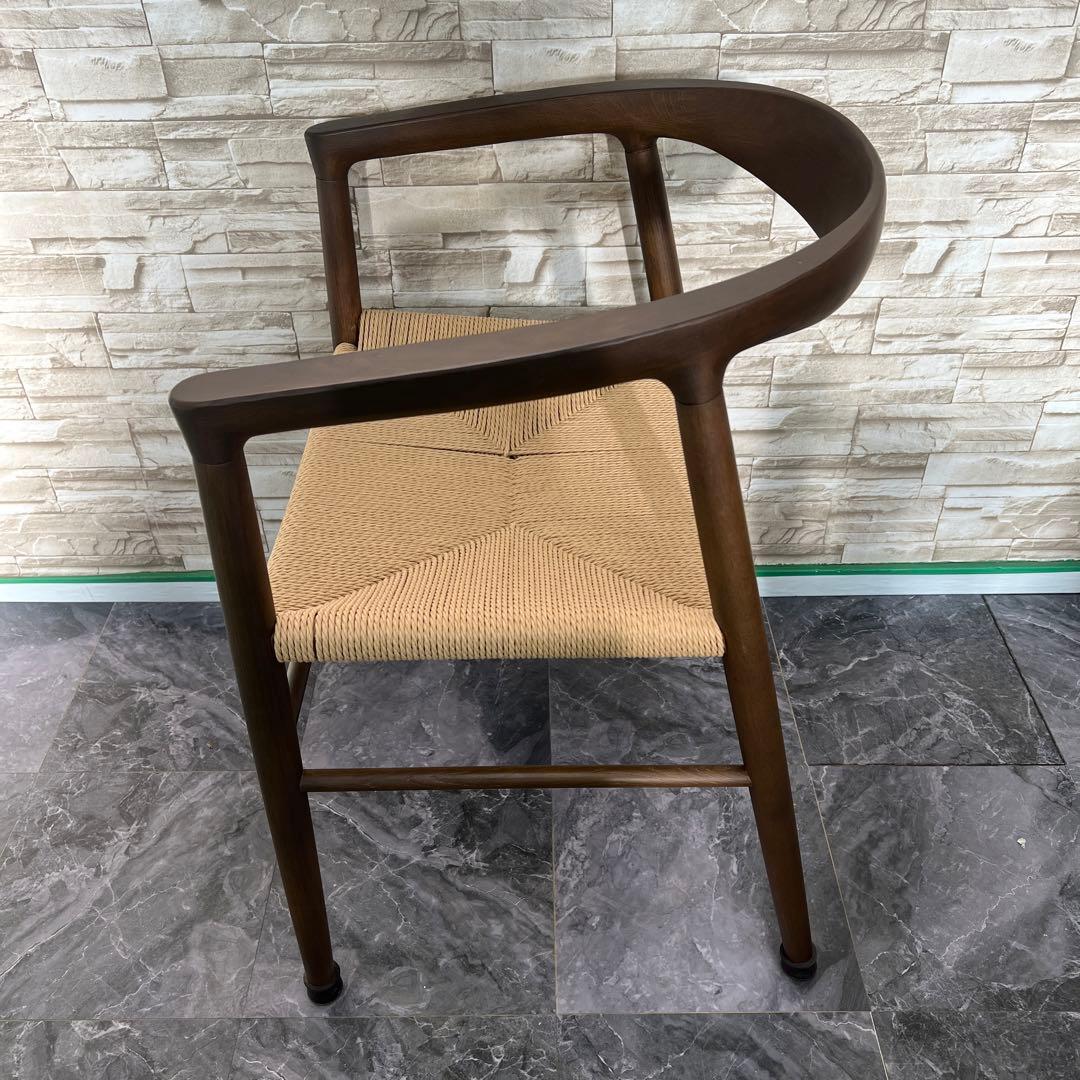 【美品】無印良品　オーク材　ペーパーコードチェア