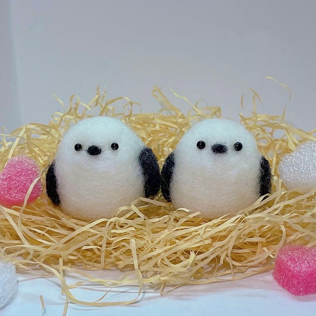 【現在オーダーストップ中】羊毛フェルト セキセイインコ ハンドメイド