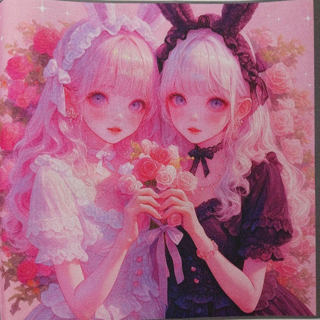 ご予約受付ページ　女の子とウサギパネル