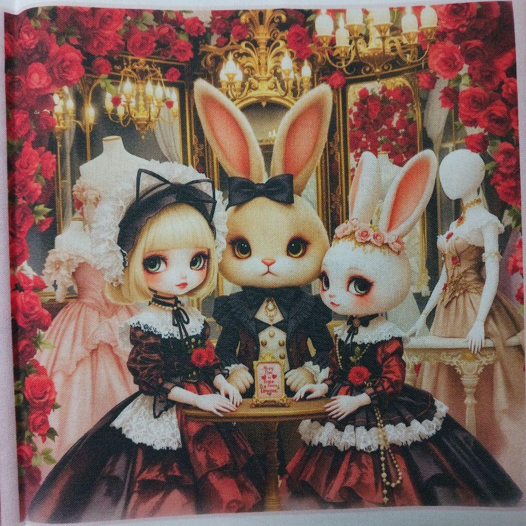 ご予約受付ページ　女の子とウサギパネル