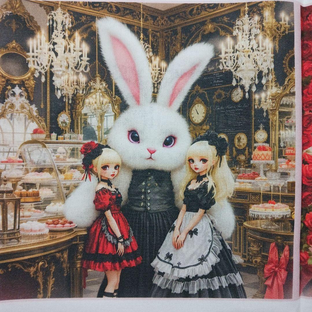 ご予約受付ページ　女の子とウサギパネル