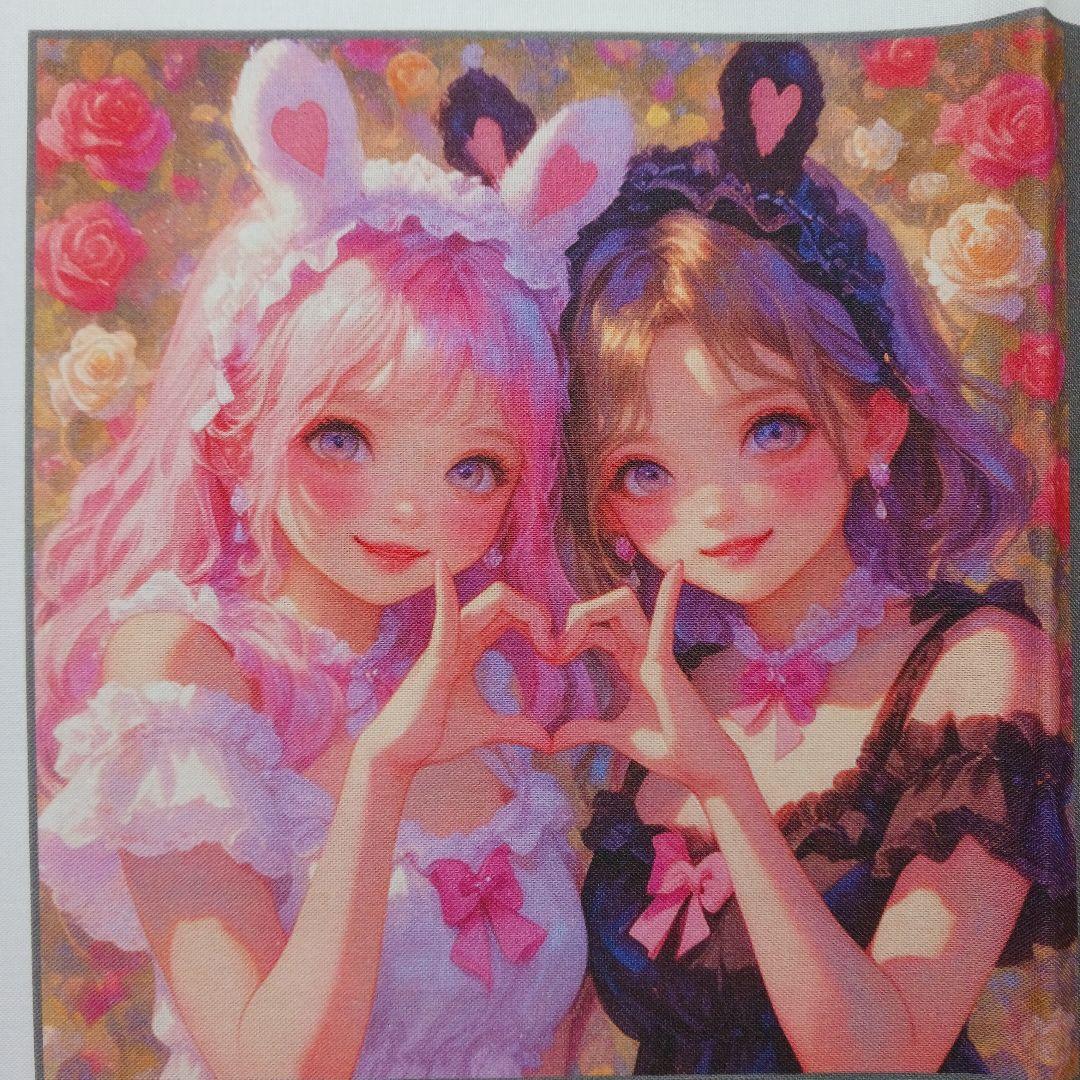 ご予約受付ページ　女の子とウサギパネル