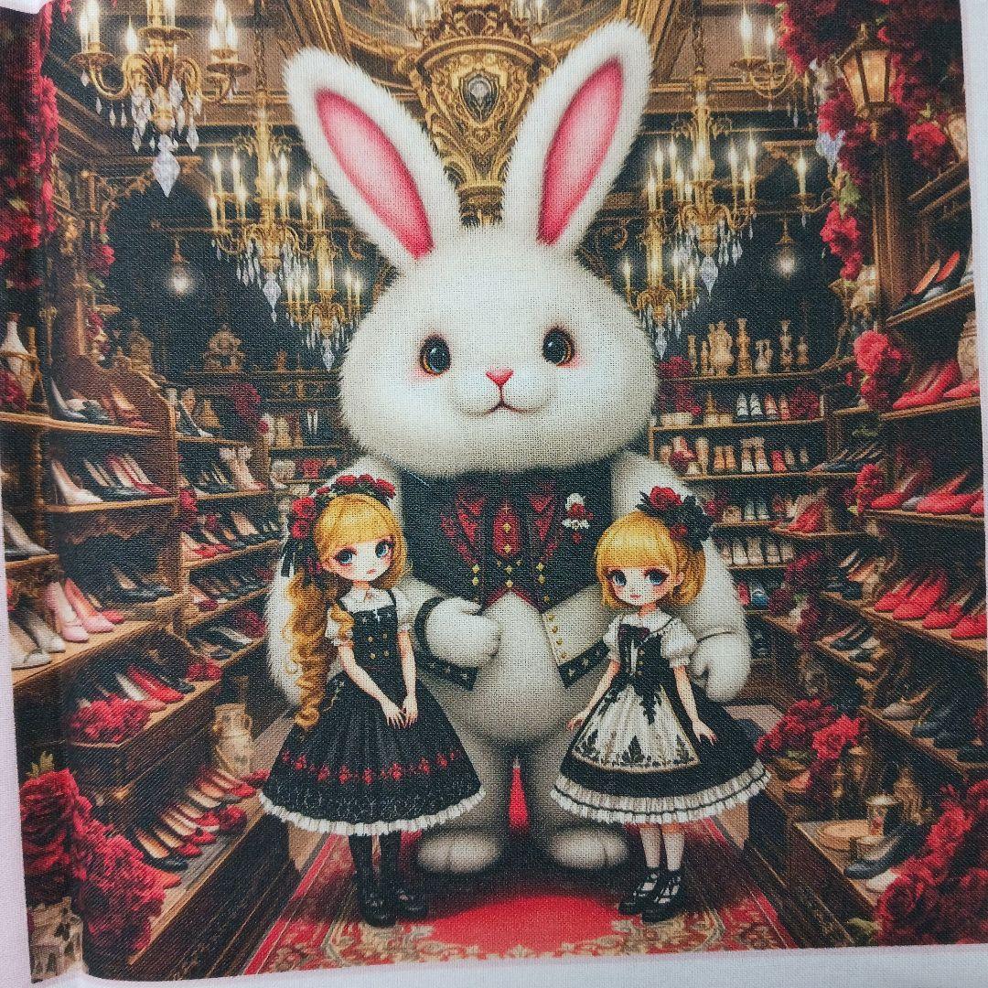 ご予約受付ページ　女の子とウサギパネル