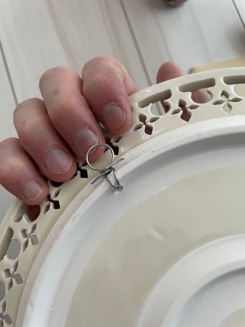 最終価格 伊藤剛俊さん 透かし彫皿 27cm