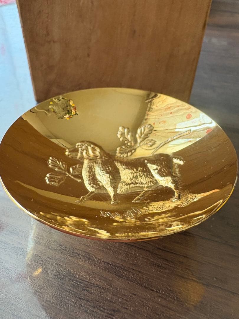 盃 金メッキ24K