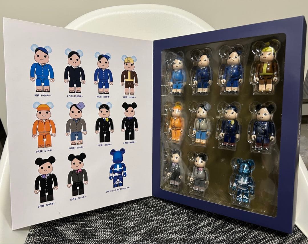 ANA BE@RBRICK for ANA 創立70周年記念歴代制服コレクション - メルカリ