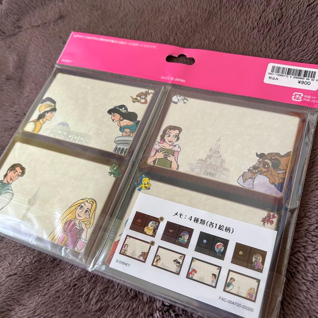 ディズニープリンセス メモ帳 セット ディズニーストア - メルカリ