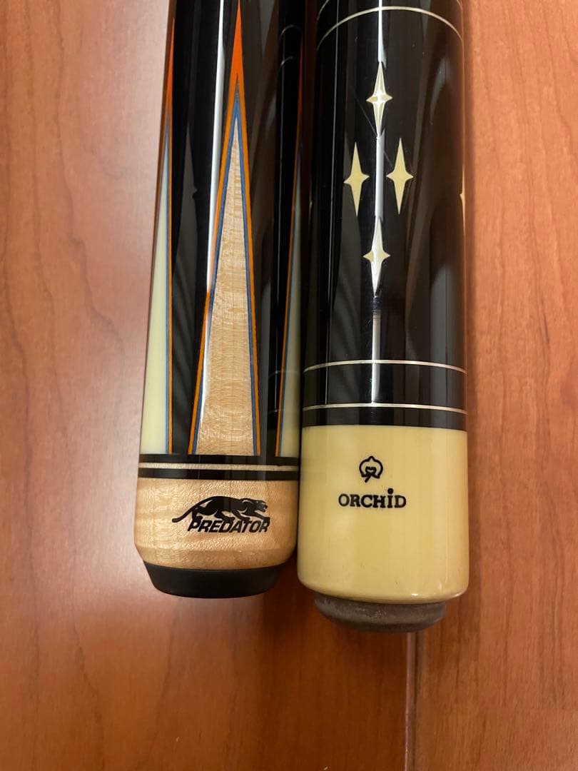 ビリヤードキュー 2本セット Predator Orchid ケース付き