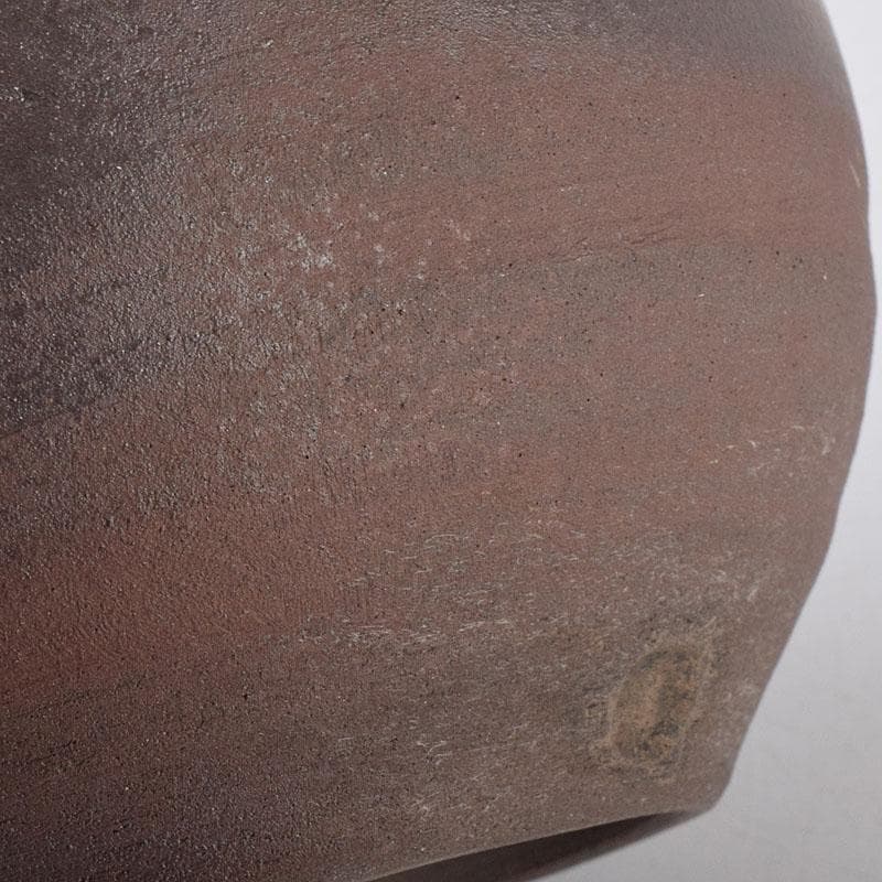 人間国宝 濱田庄司作 辰砂釉 丸壷 共布共箱 V R8910 - メルカリ