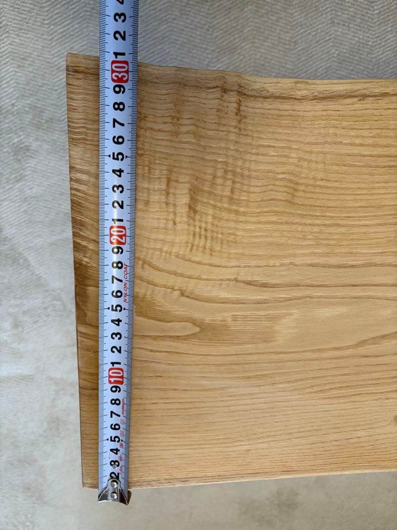 無垢材ナチュラルウッドテーブル ゴールド脚