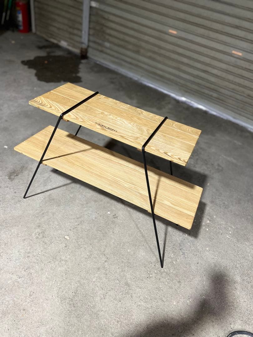 ミニマルワークス　モカシェルフ　キャンプ