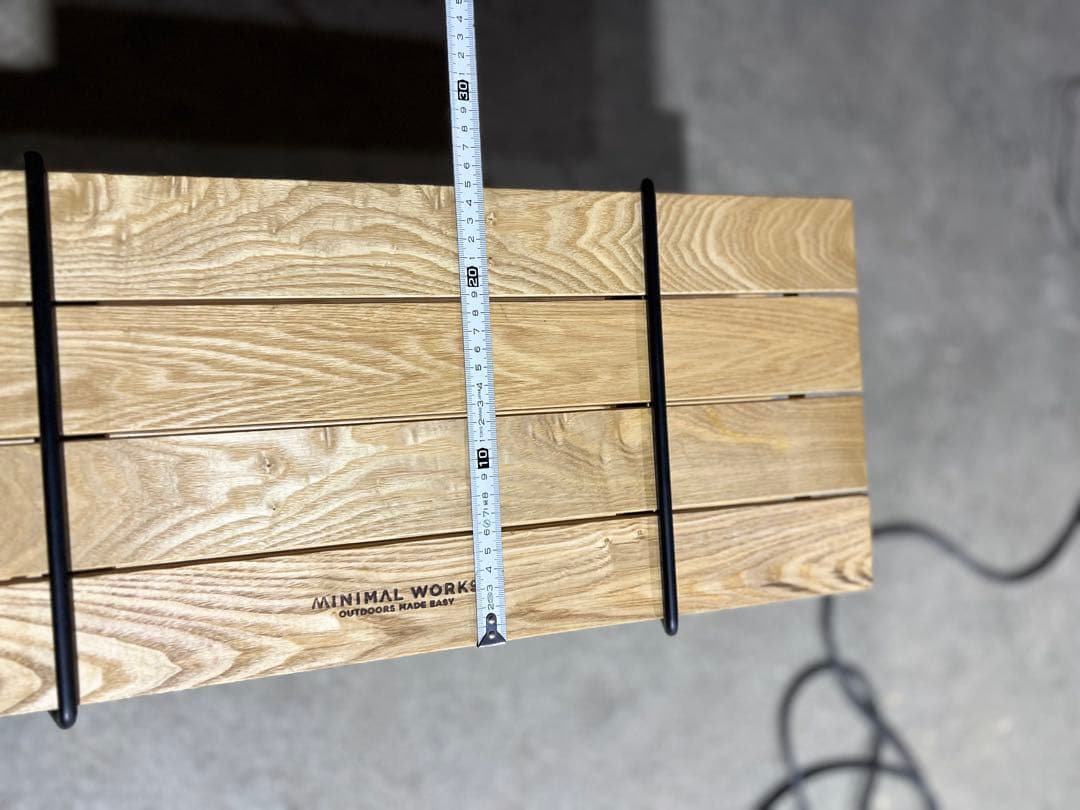 ミニマルワークス　モカシェルフ　キャンプ