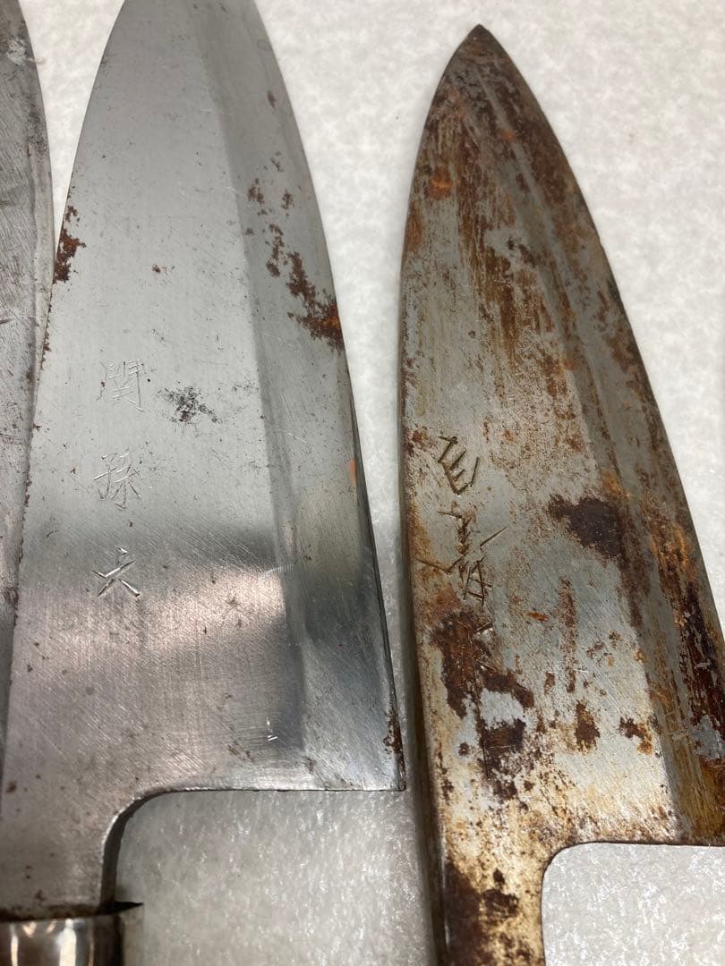 佐文作 兼篤 牛刀 包丁 関孫六 木臣 白寿作 出刃包丁 東京 上興 7本まとめ