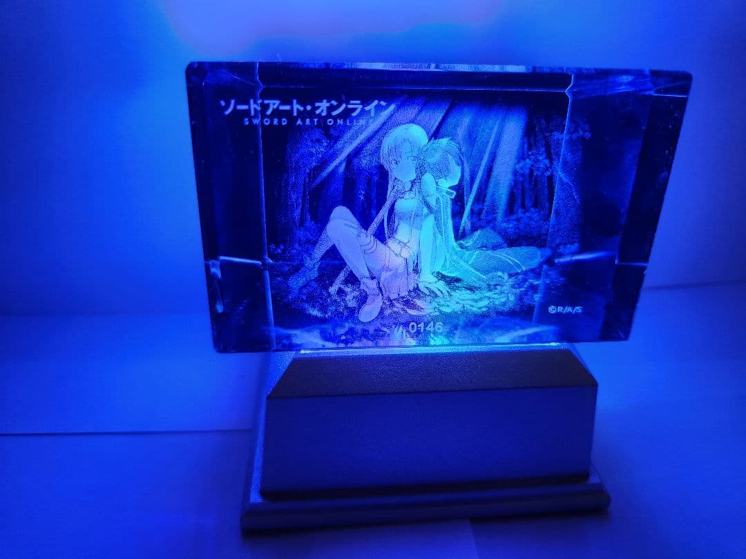 超レア☆CROSS-CF限定　SAO　3Dクリスタルアート【４個セット】