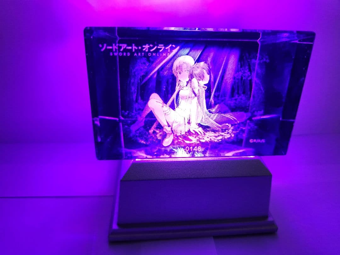 超レア☆CROSS-CF限定　SAO　3Dクリスタルアート【４個セット】