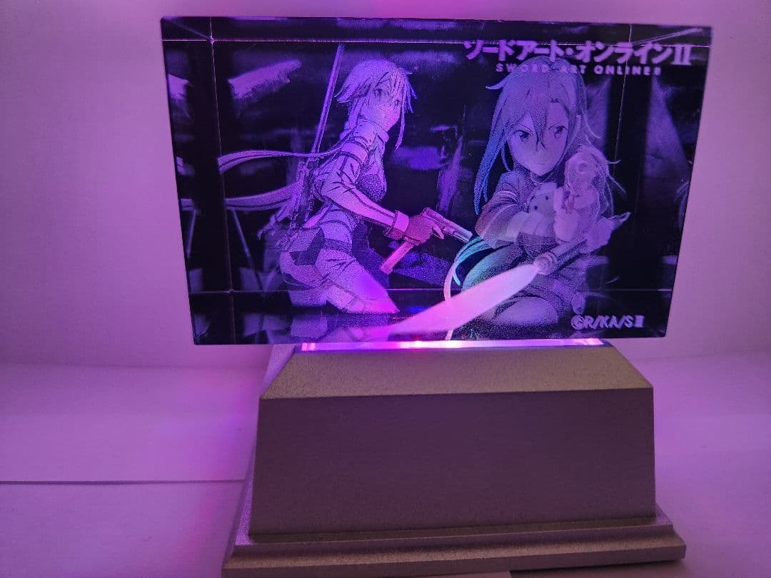 超レア☆CROSS-CF限定　SAO　3Dクリスタルアート【４個セット】