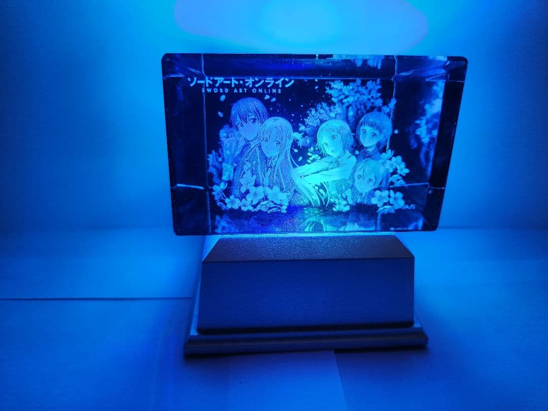 超レア☆CROSS-CF限定　SAO　3Dクリスタルアート【４個セット】