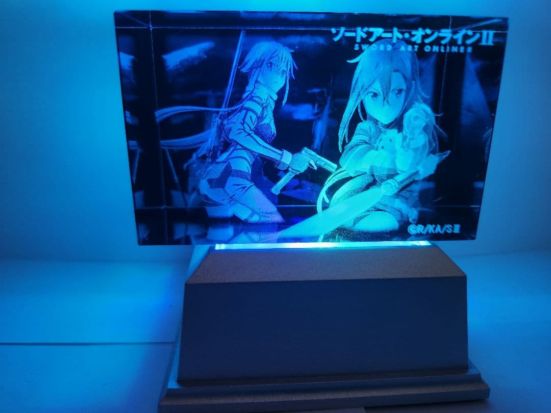 超レア☆CROSS-CF限定　SAO　3Dクリスタルアート【４個セット】