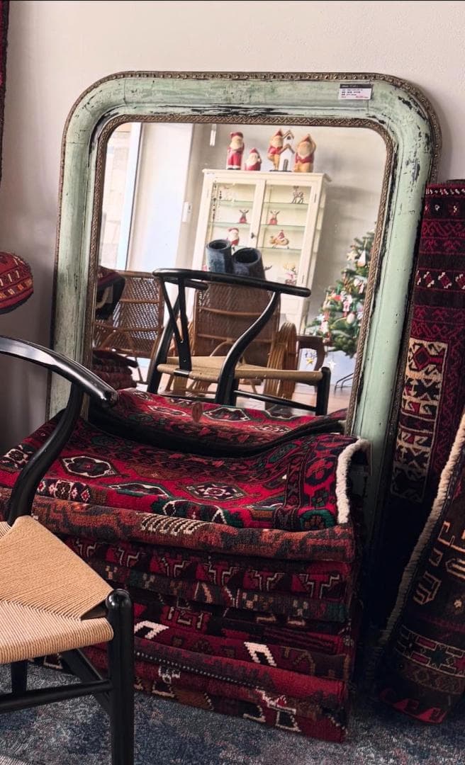 ミラー　W805*H1110　ジャパンヴィンテージ　アンティーク　ウォールミラー