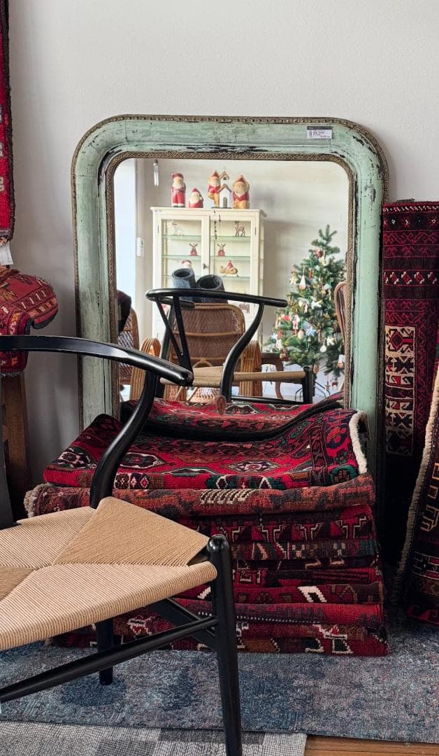 ミラー　W805*H1110　ジャパンヴィンテージ　アンティーク　ウォールミラー