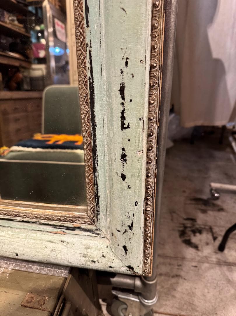 ミラー　W805*H1110　ジャパンヴィンテージ　アンティーク　ウォールミラー