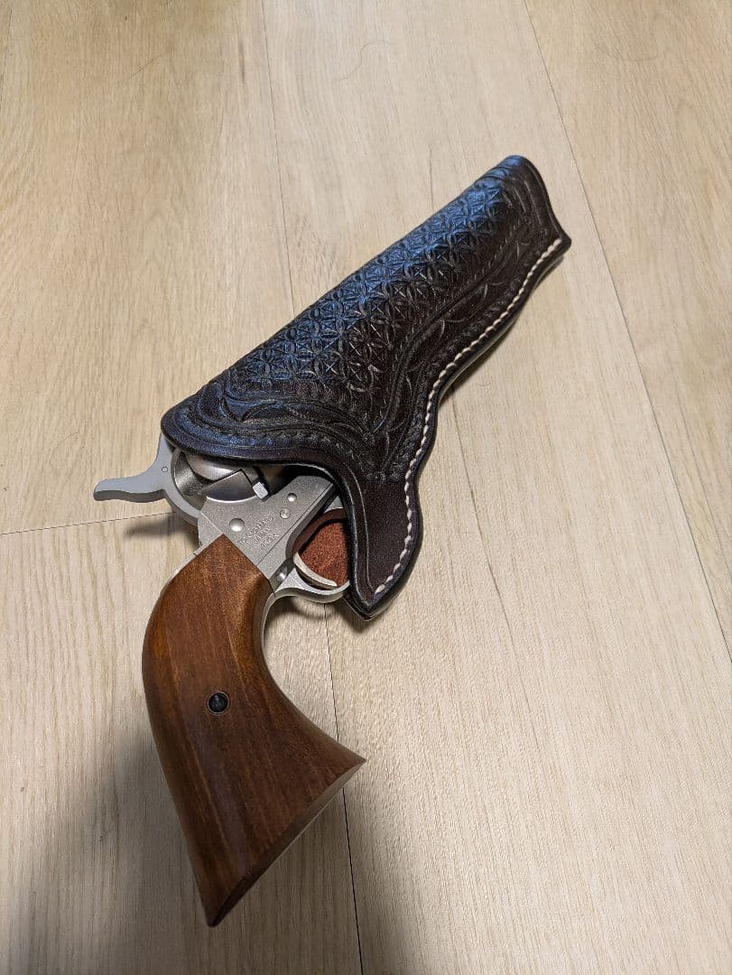 【ウエスタン】スリムジムホルスター 【saa】【51navy】