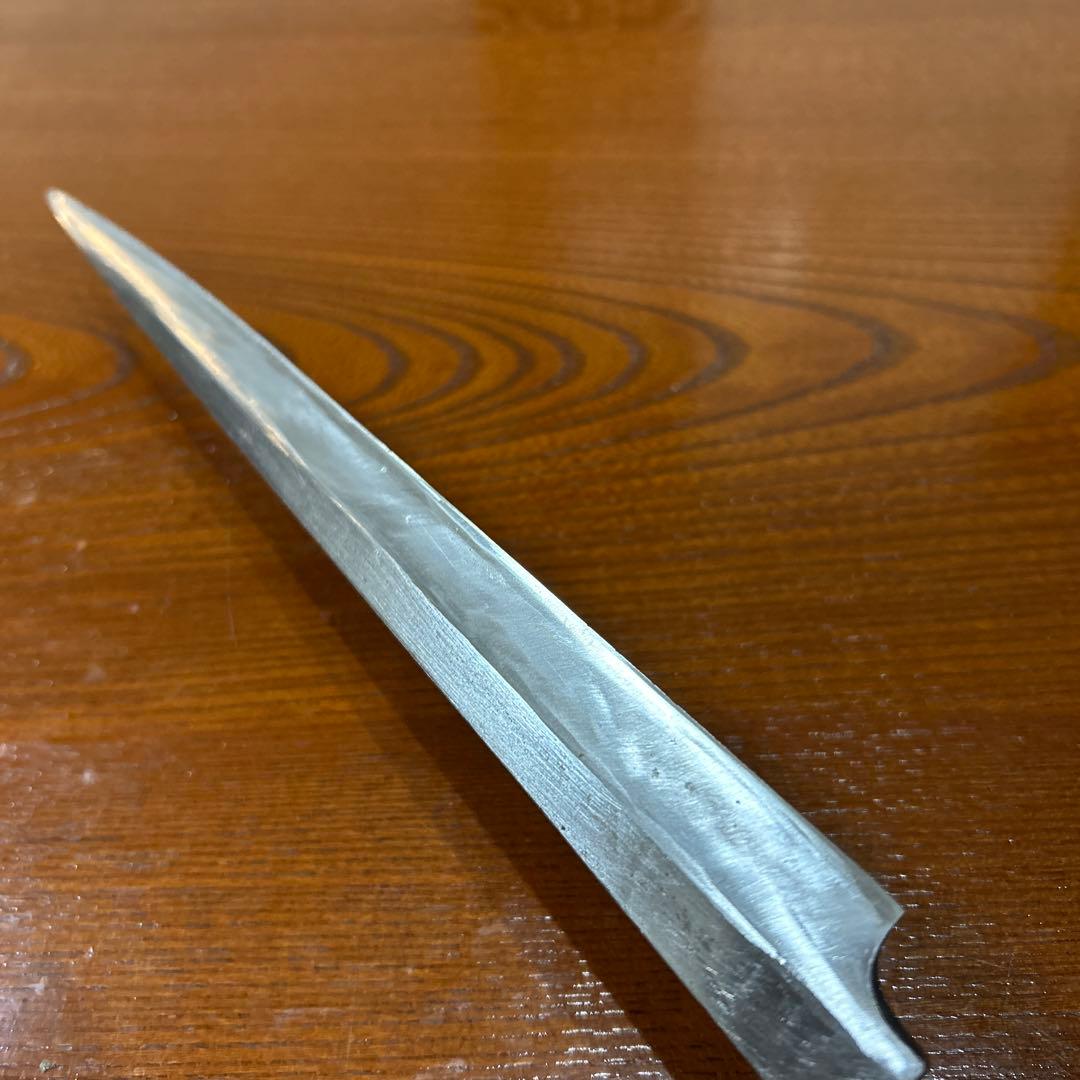 刺身包丁 正本作 全長40,5cm刃24,5cm厚約4mm★送料無料★水牛柄付