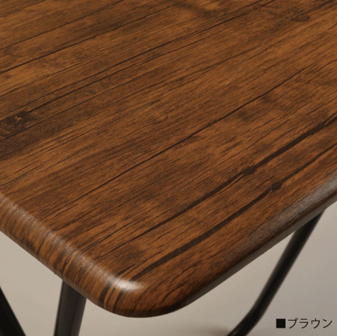 フォールディングテーブルセット　折りたたみテーブルと椅子の2点セット　弘益