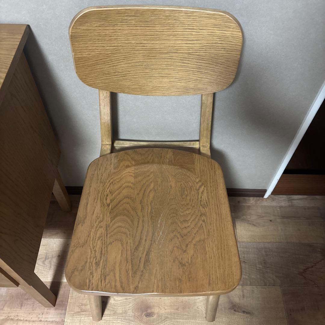 Rasicチェアー　ナチュラルウッドの木製チェア