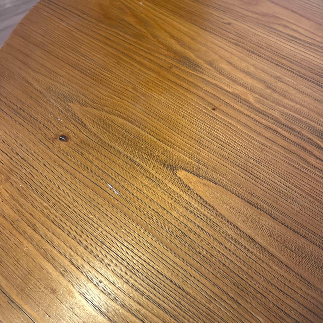 カイム　折りたたみ円形座卓ちゃぶ台　φ90cm、高さ30cm