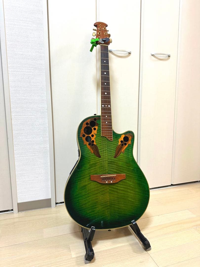 オベーション セレブリティデラックス CS257 緑 虎目 - メルカリ