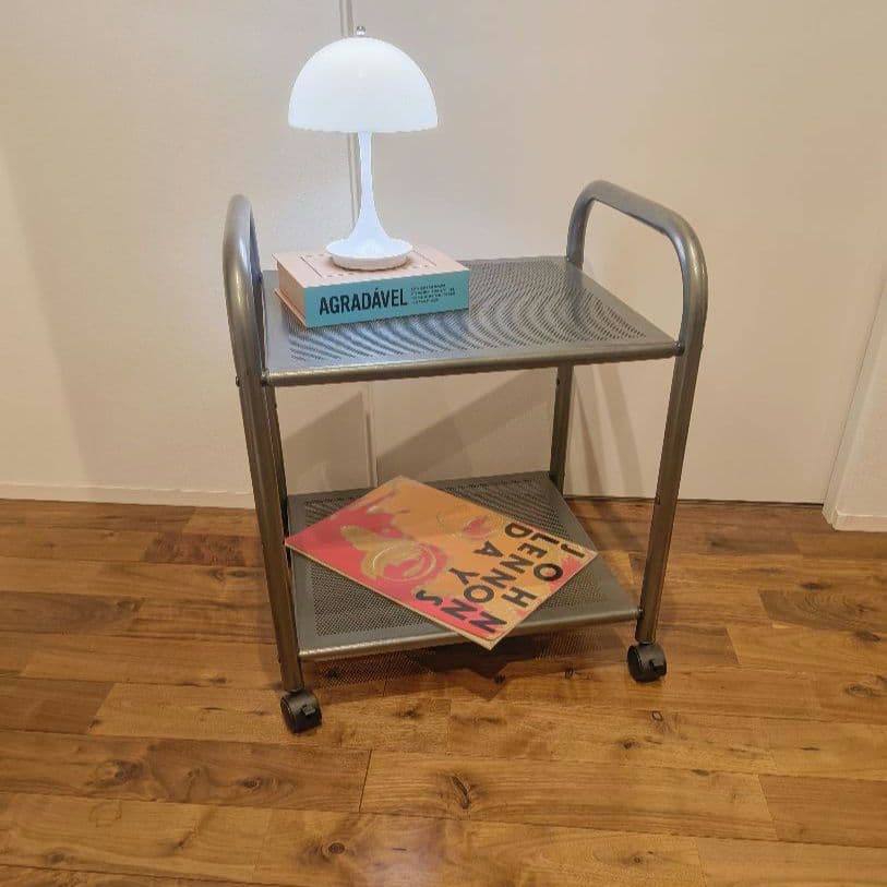 モダン　スチールキャスターワゴン ヴィンテージ 北欧 インダストリアル