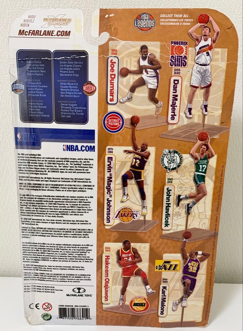 Mcfarlaneマクファーレン NBAフィギュア マジック・ジョンソン - メルカリ