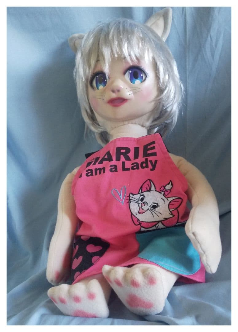 値下げ 等身大 着せかえ シャム猫娘 ベビ～ 骨格入り