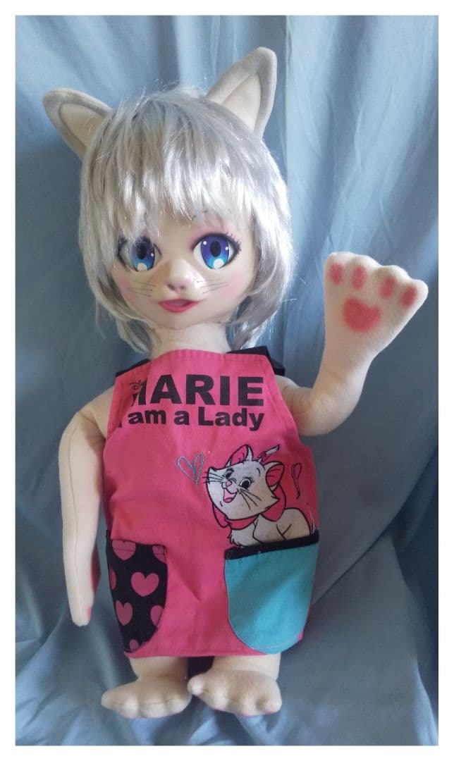 値下げ 等身大 着せかえ シャム猫娘 ベビ～ 骨格入り