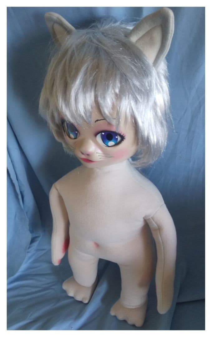 値下げ 等身大 着せかえ シャム猫娘 ベビ～ 骨格入り