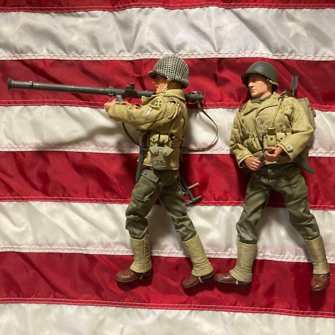 ドラゴンモデルズ製米陸軍第4歩兵師団 バズーカチーム2体セット(箱無し