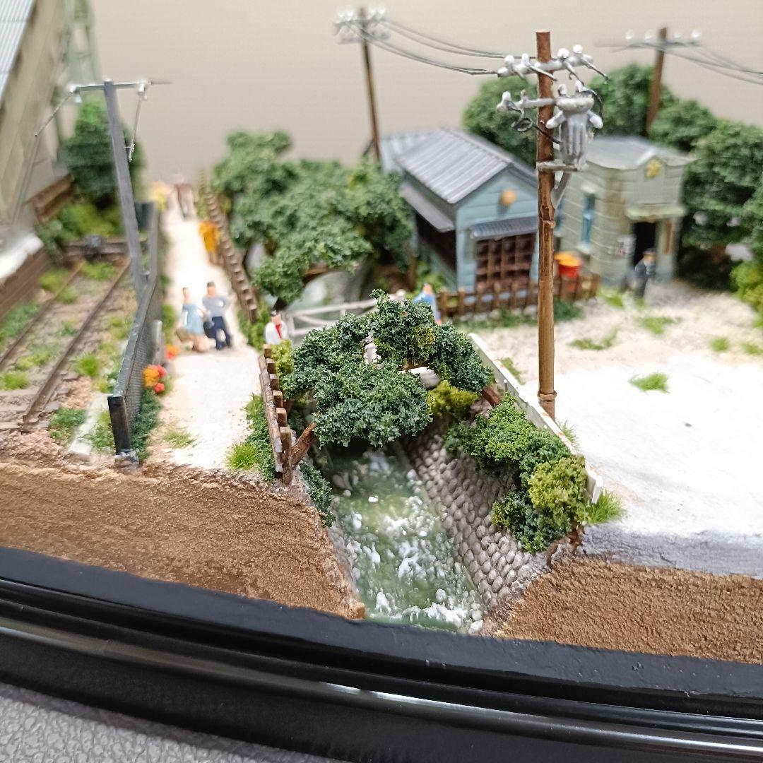 No.55鉄道Nゲージジオラマ車両、バス、車付き