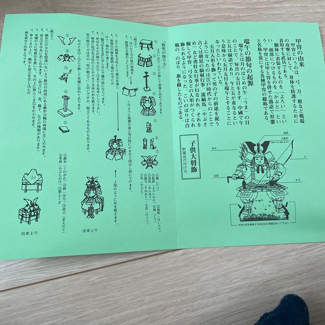 五月人形　御兜飾　伊達