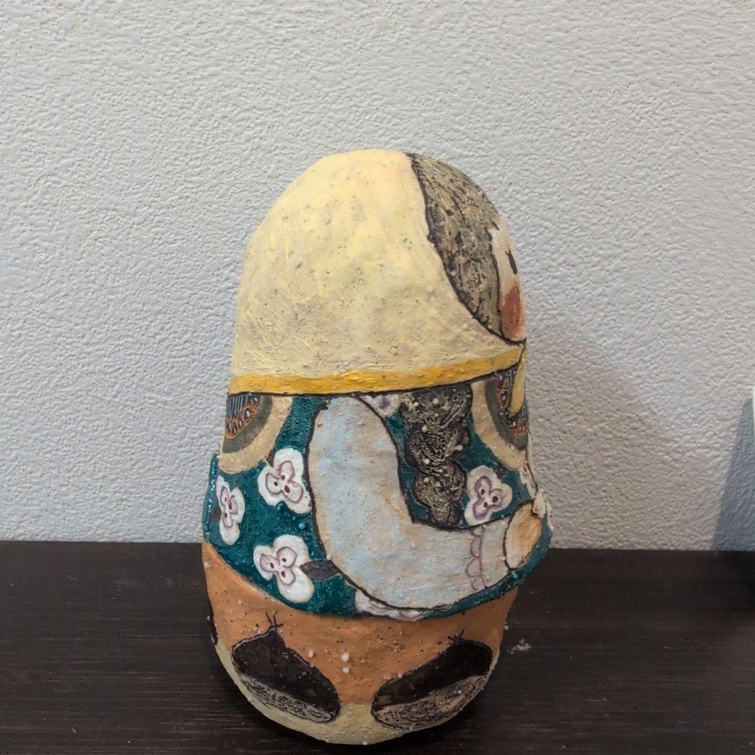 やきものHACCI　やきものはっち　さんマトリョーシカ置物