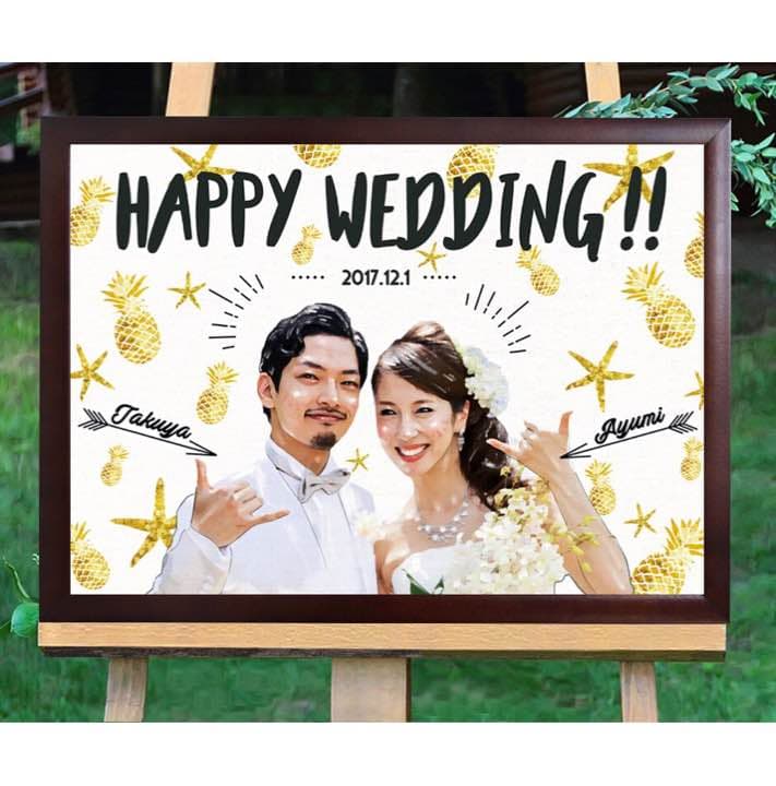 お洒落なウェルカムボードお描きします⭐︎