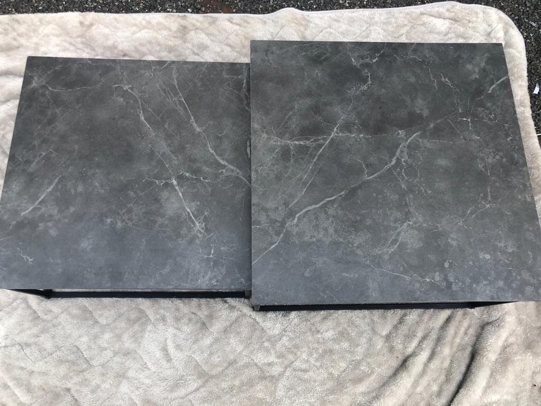 LOWYA ロウヤ スネフティー / スネフティー60 大理石柄 ローテーブル