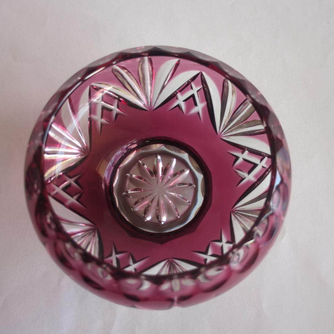 切子 グラス 小鉢 切りガラス オールド切子 フルーツ皿