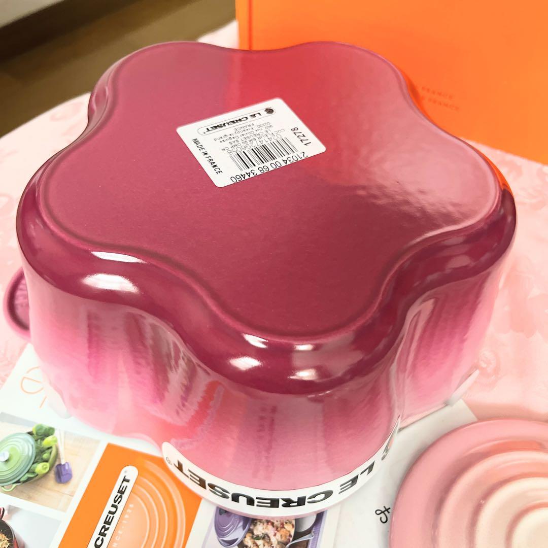 新品未使用　ルクルーゼ　ココットフルール　ブーケピンク