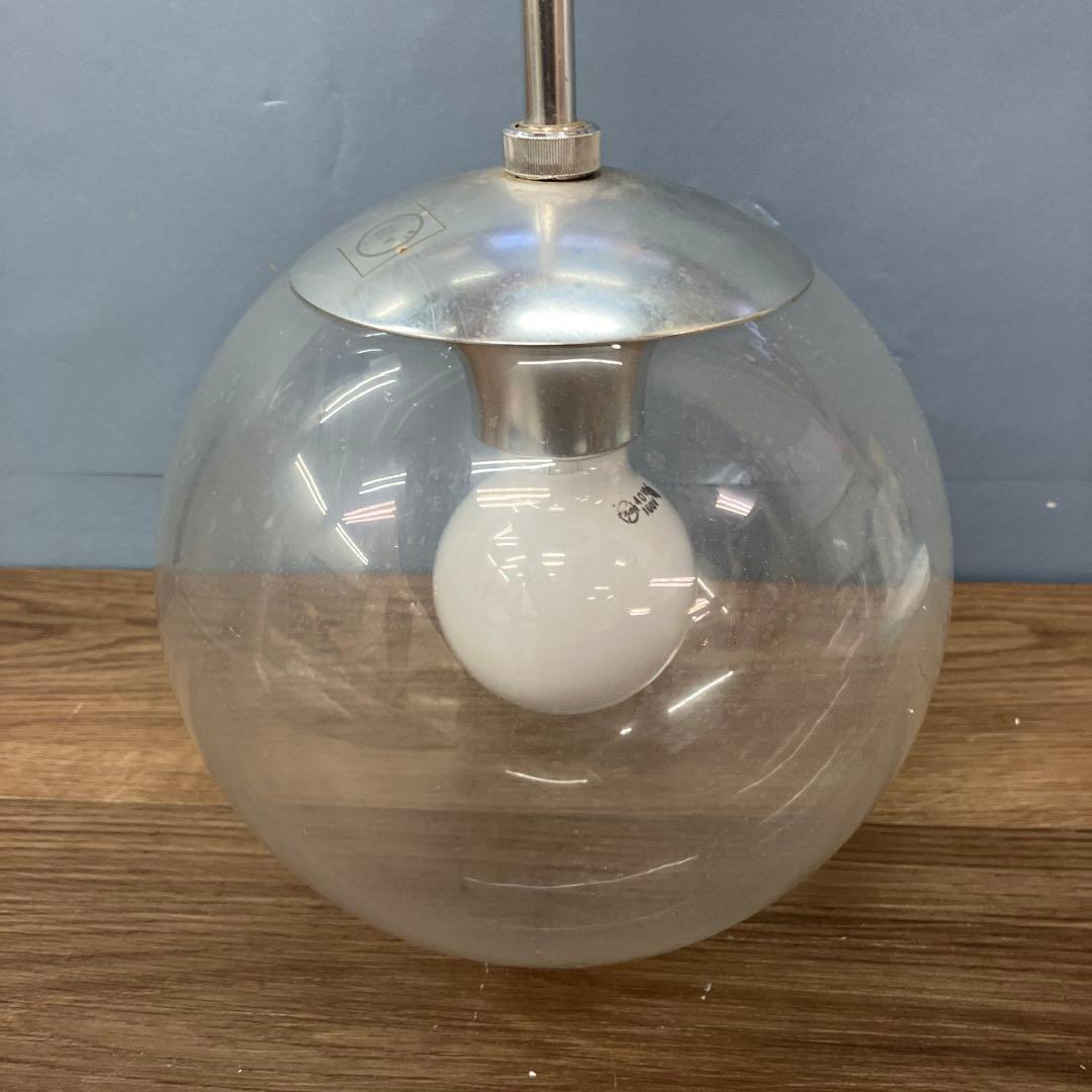 4F 昭和レトロ 松下電工 ヴィンテージ ペンダントライト ガラス 吊り下げ照明