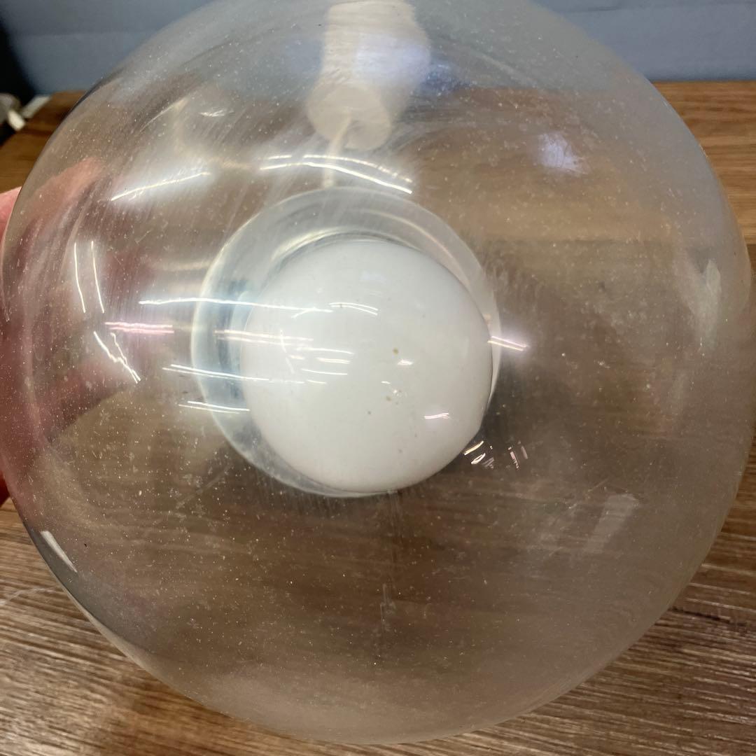 4F 昭和レトロ 松下電工 ヴィンテージ ペンダントライト ガラス 吊り下げ照明