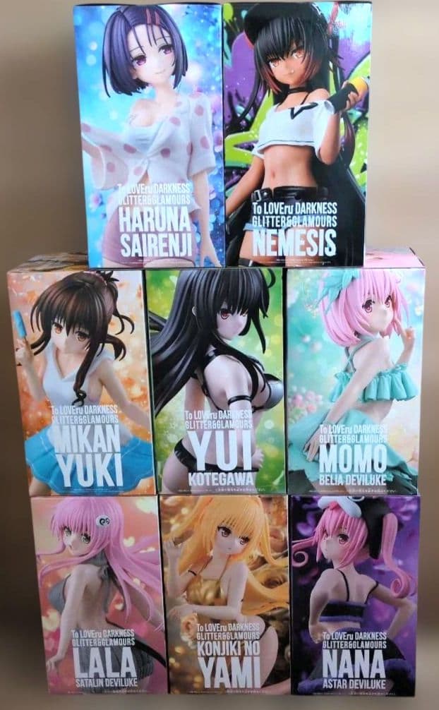 【未開封】To LOVEる - とらぶる - ダークネスフィギュア　8点セット