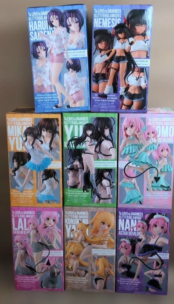 【未開封】To LOVEる - とらぶる - ダークネスフィギュア　8点セット